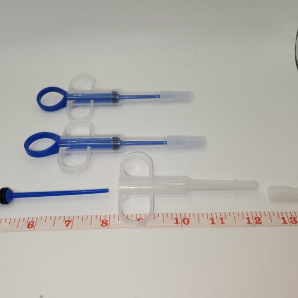 3PCS Pet Pill Shooter Plunger Popper for Small Cats Dogs Soft Tip Tablet Pusher - Picture 4 of 8